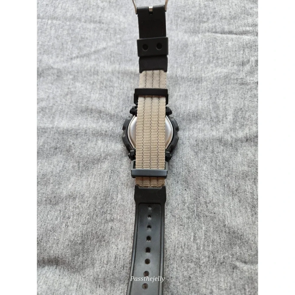Casio G Shock Watch Mens DW-9052‎ Digital Black Military Nylon Strap Illuminator